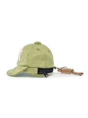 Basic Suede Ballcap Pouch Keyring