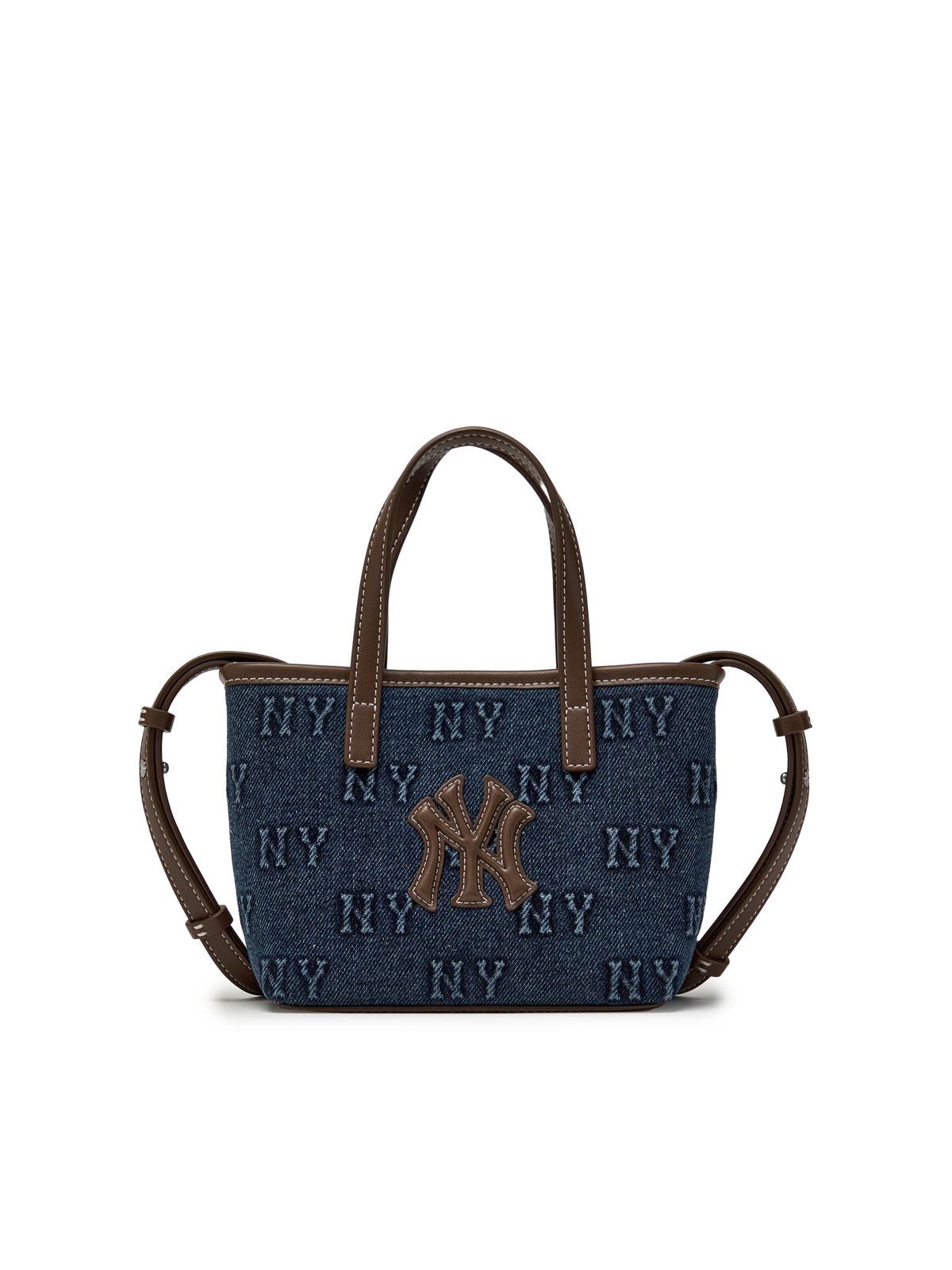Classic Monogram Denim Embo Mini Cross Bag