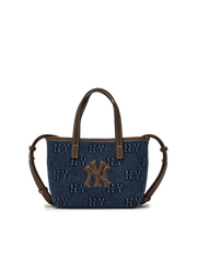 Classic Monogram Denim Embo Mini Cross Bag