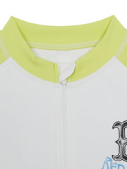 STREET MONOGRAM ZIP-UP RASHGUARD 3P SET
