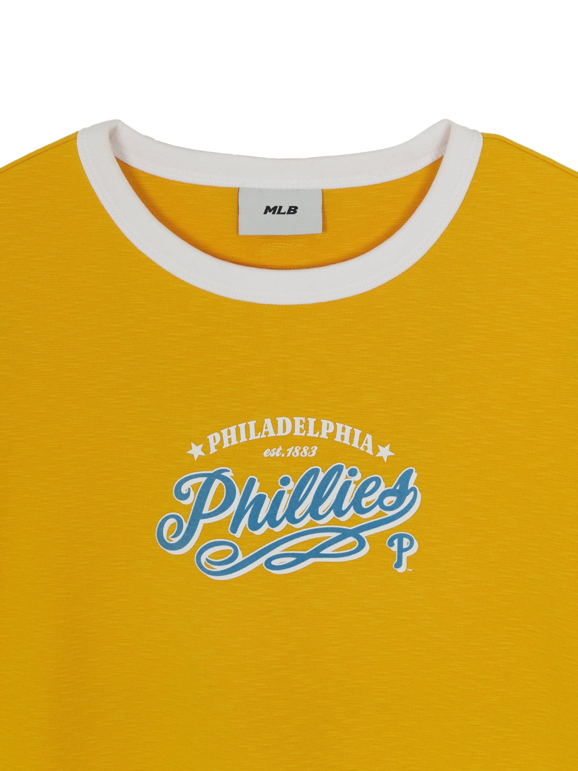 Women's Varsity Lettering Slim Slub Ringer T-shirts