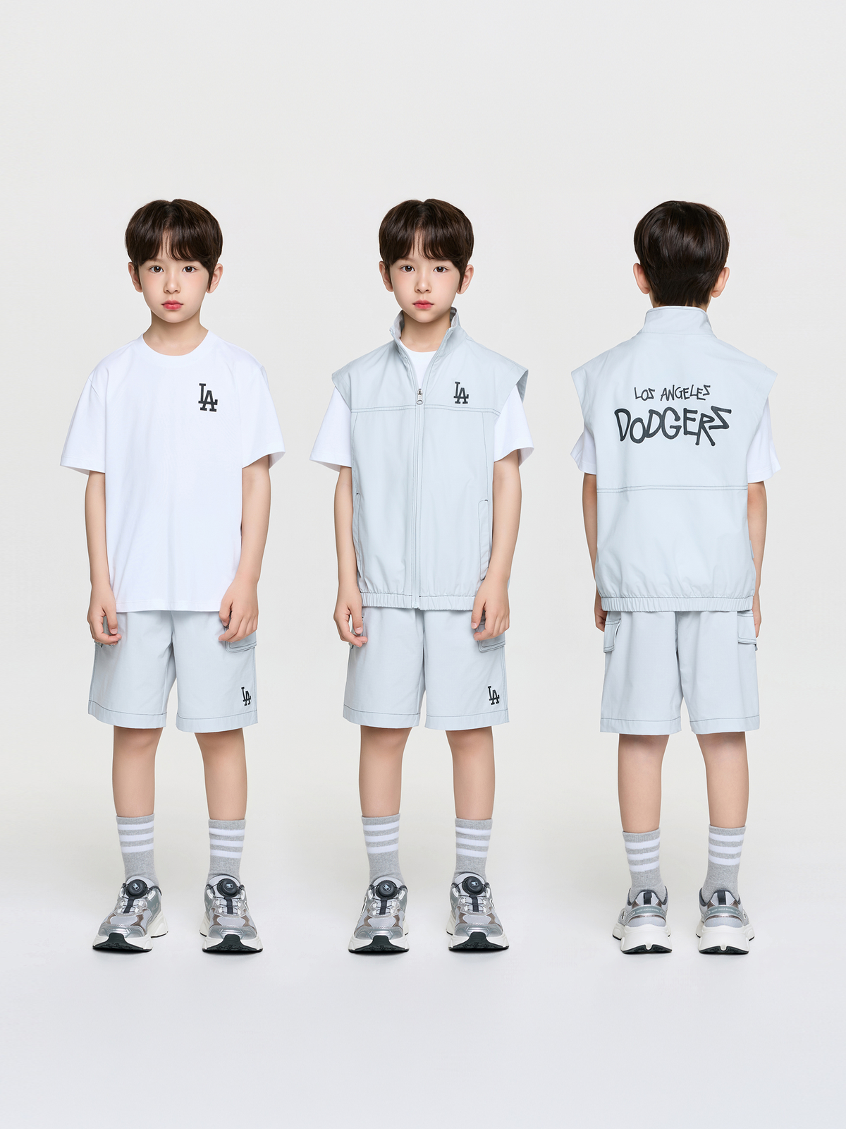 STREET BASIC ZIP-UP VEST 3 SET