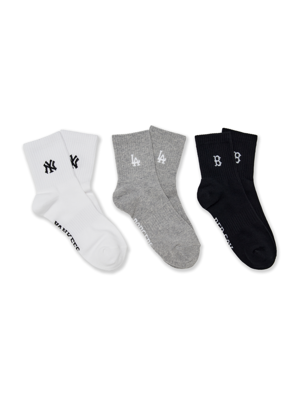 Daily Small Logo Socks 3Pairs Set