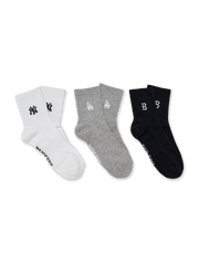 Daily Small Logo Socks 3Pairs Set