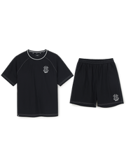 STEET BASIC WOVEN BIG LOGO T-SHIRT SET