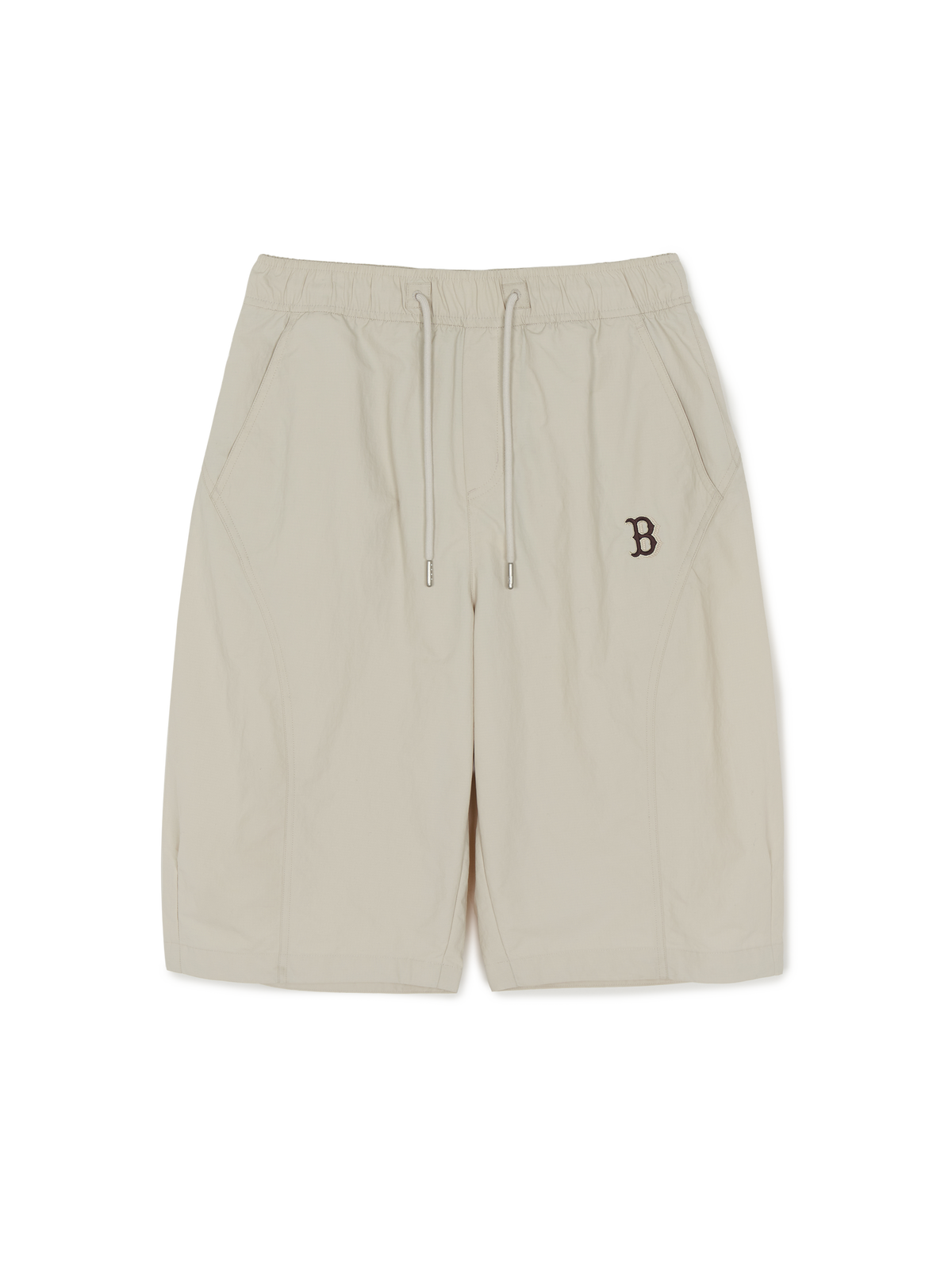 Basic Cotton Touch Curved Bermuda Shorts