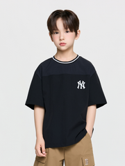 Street Basic Woven V-Neck T-Shirt