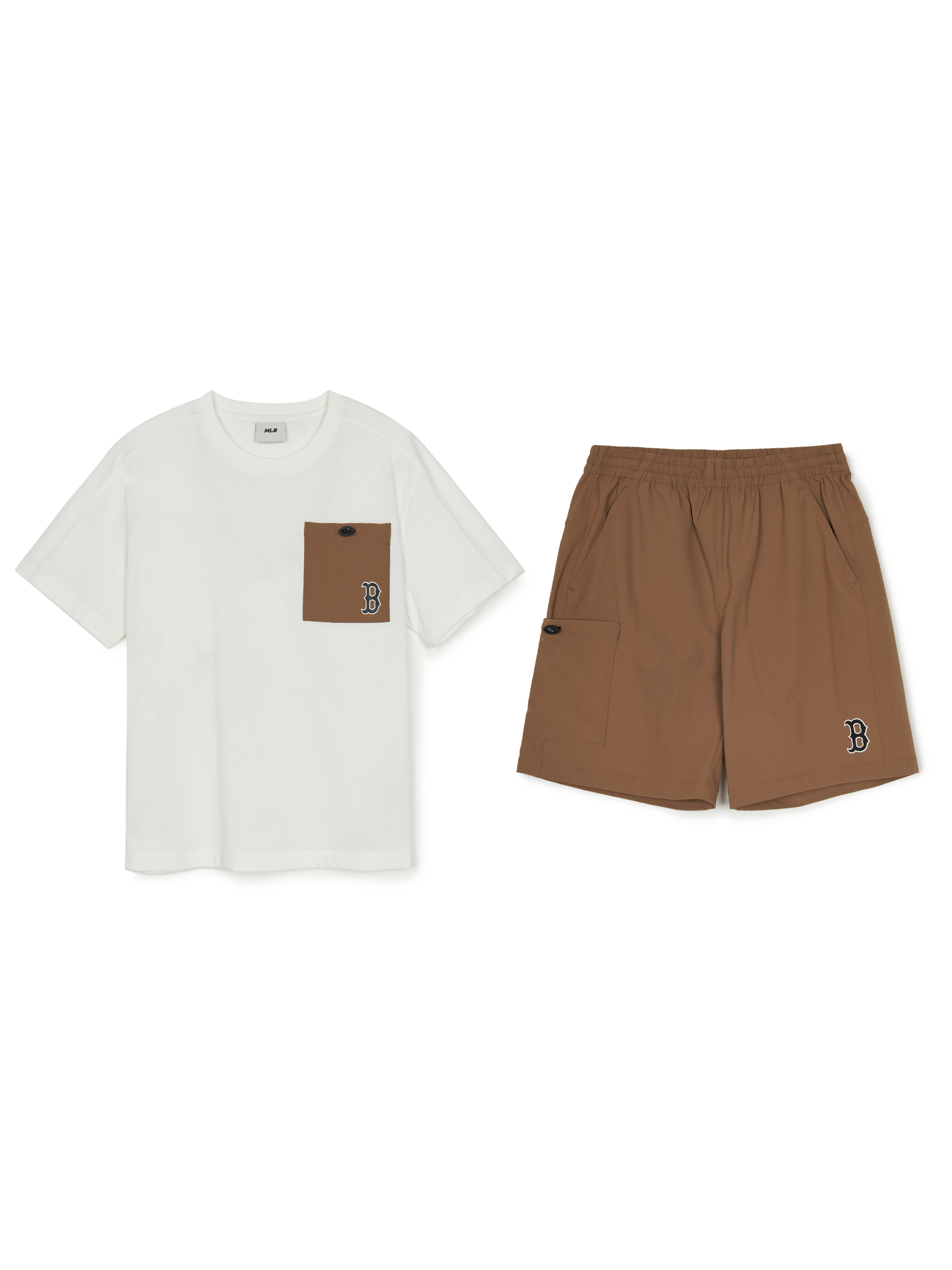 cool Field Basic Outdoor Mesh Pocket T-shirt Set