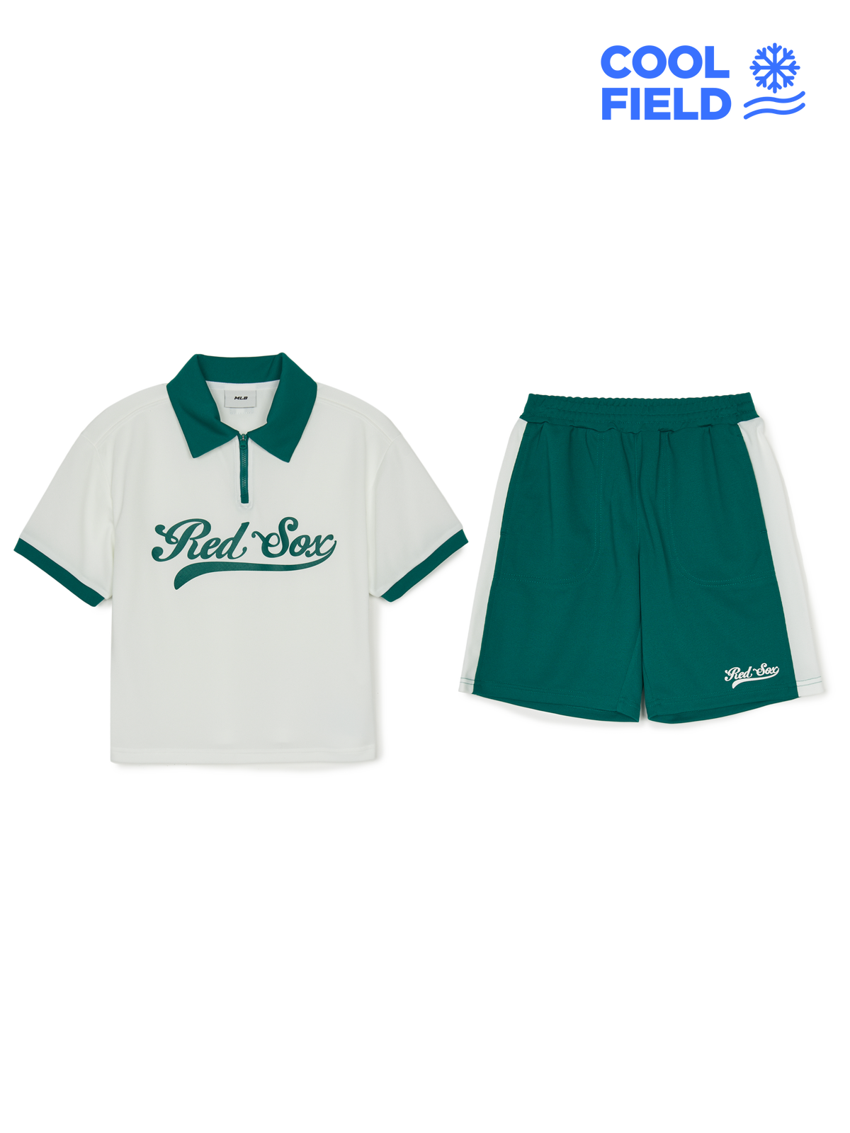cool Field Varsity Mesh Pique T-shirt Set