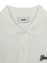 Varsity Small Cursive Over Fit Polo T-Shirts