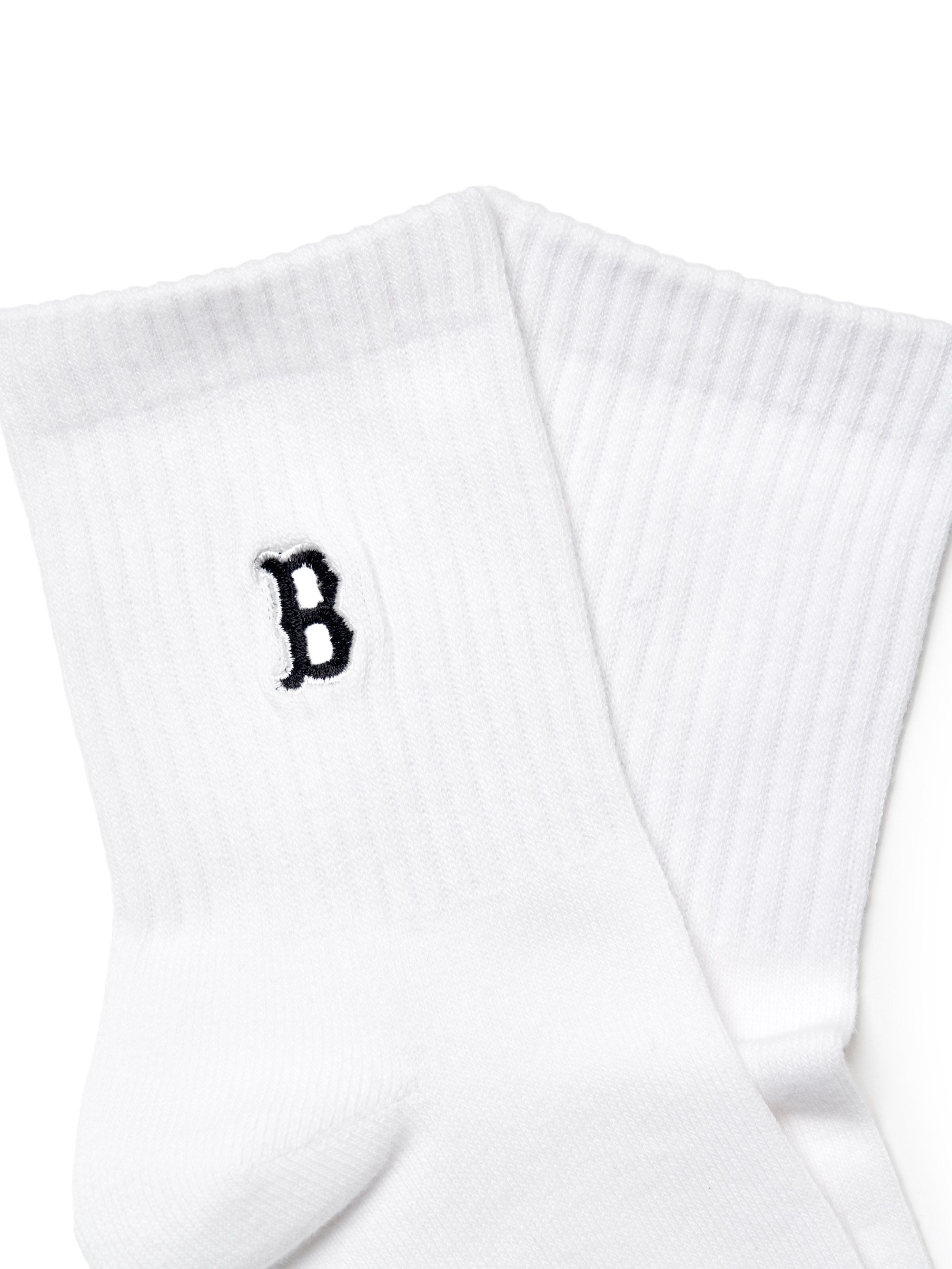 Small Logo Embroidery Socks 3pairs Set