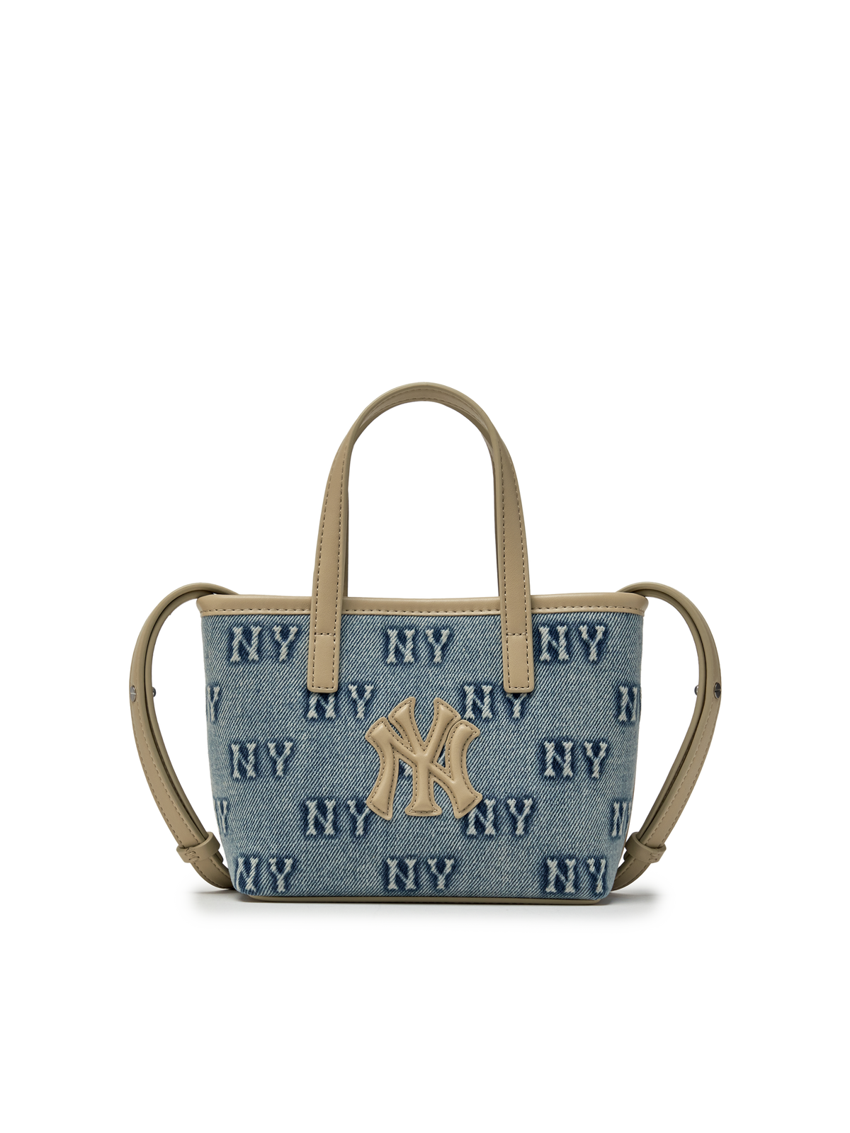 Classic Monogram Denim Embo Mini Cross Bag
