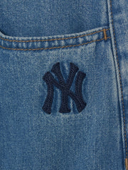 Men's Varsity Vintage Slub Cargo Denim Bermuda Pants