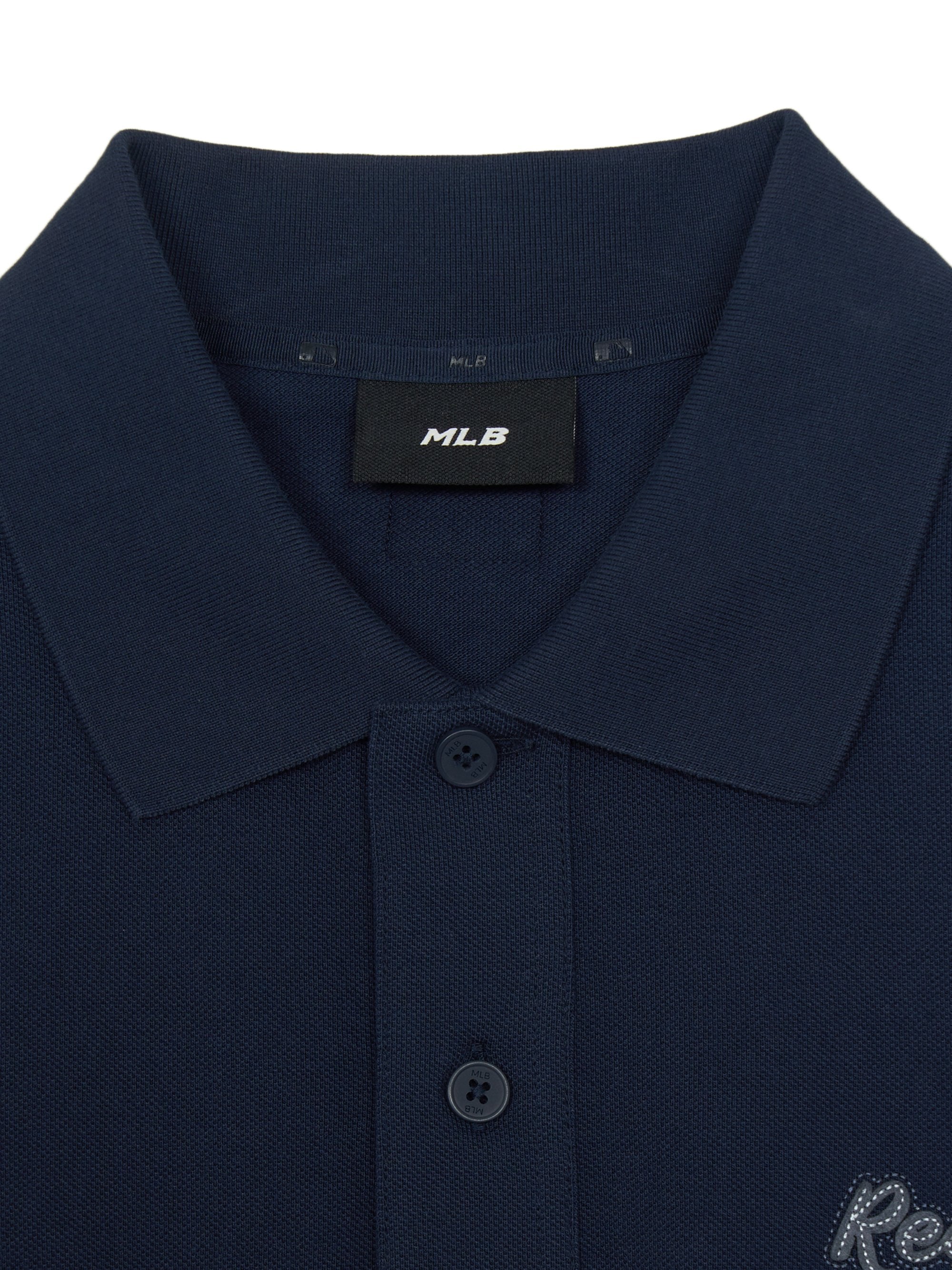Varsity Small Cursive Over Fit Polo T-Shirts