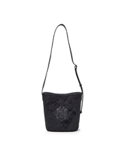 Monogram Suede Bucket Bag