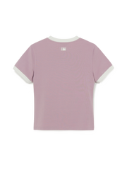 Women's Basic Small Logo Ringer T-Shirts