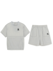 OUTDOOR BASIC WOVEN T-SHIRT SET