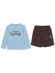 Street T-shirt Rashguard Board Shorts Set