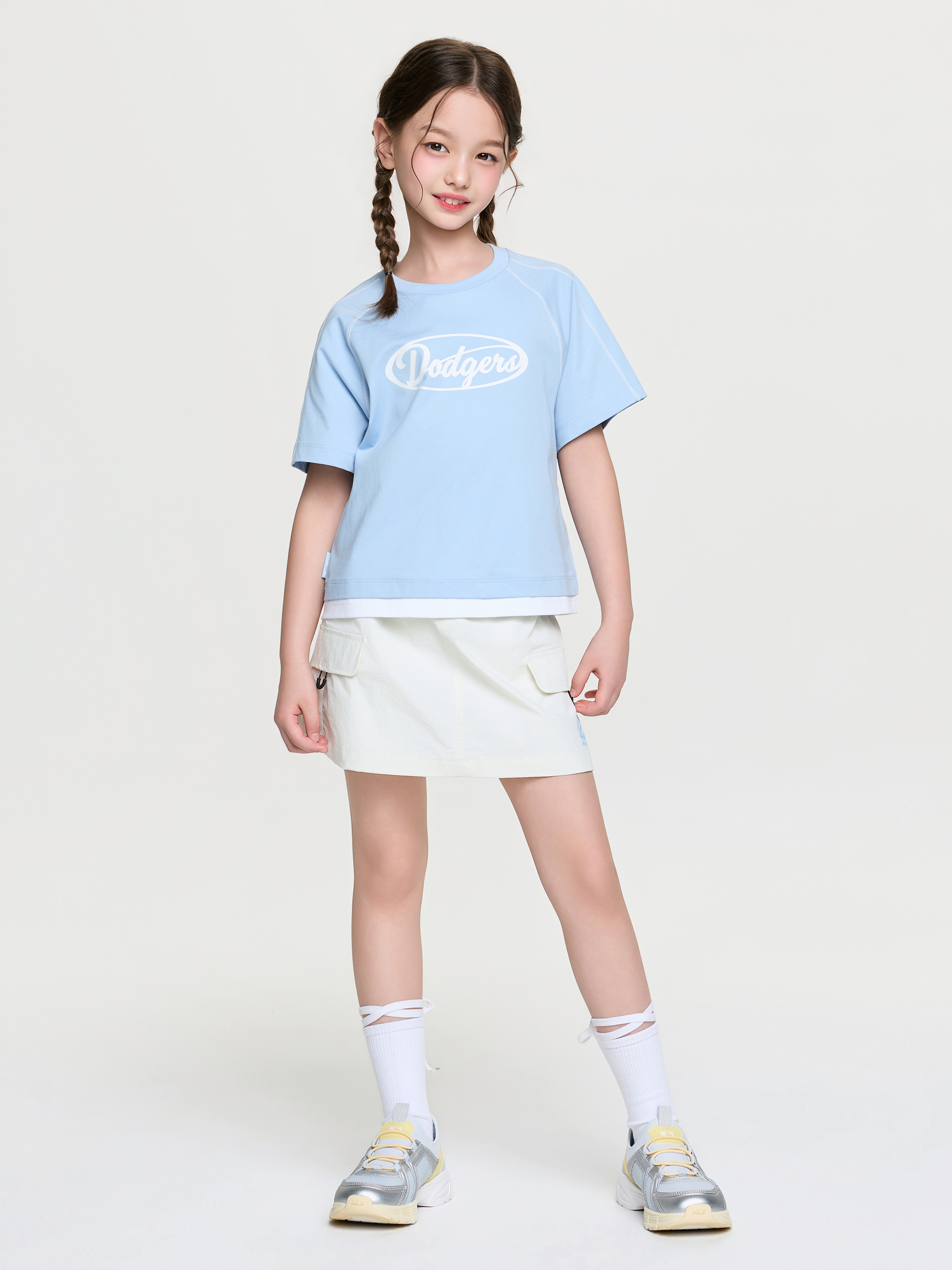 OUTDOOR BASIC SKORT T-SHIRT SET(Girl's)