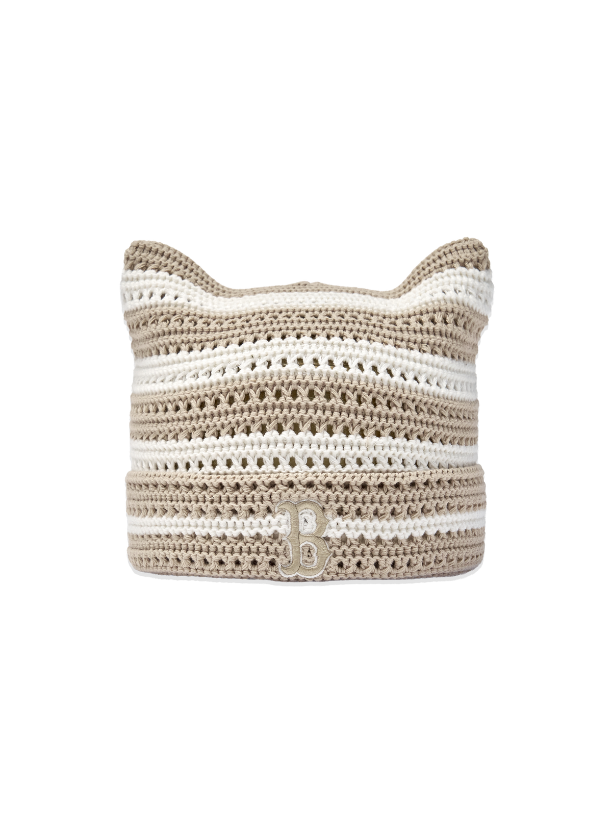 SUMMER STRIPE MEOWING BEANIE