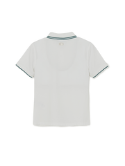 Women's Varsity Sportive Jersey Polo T-shirts