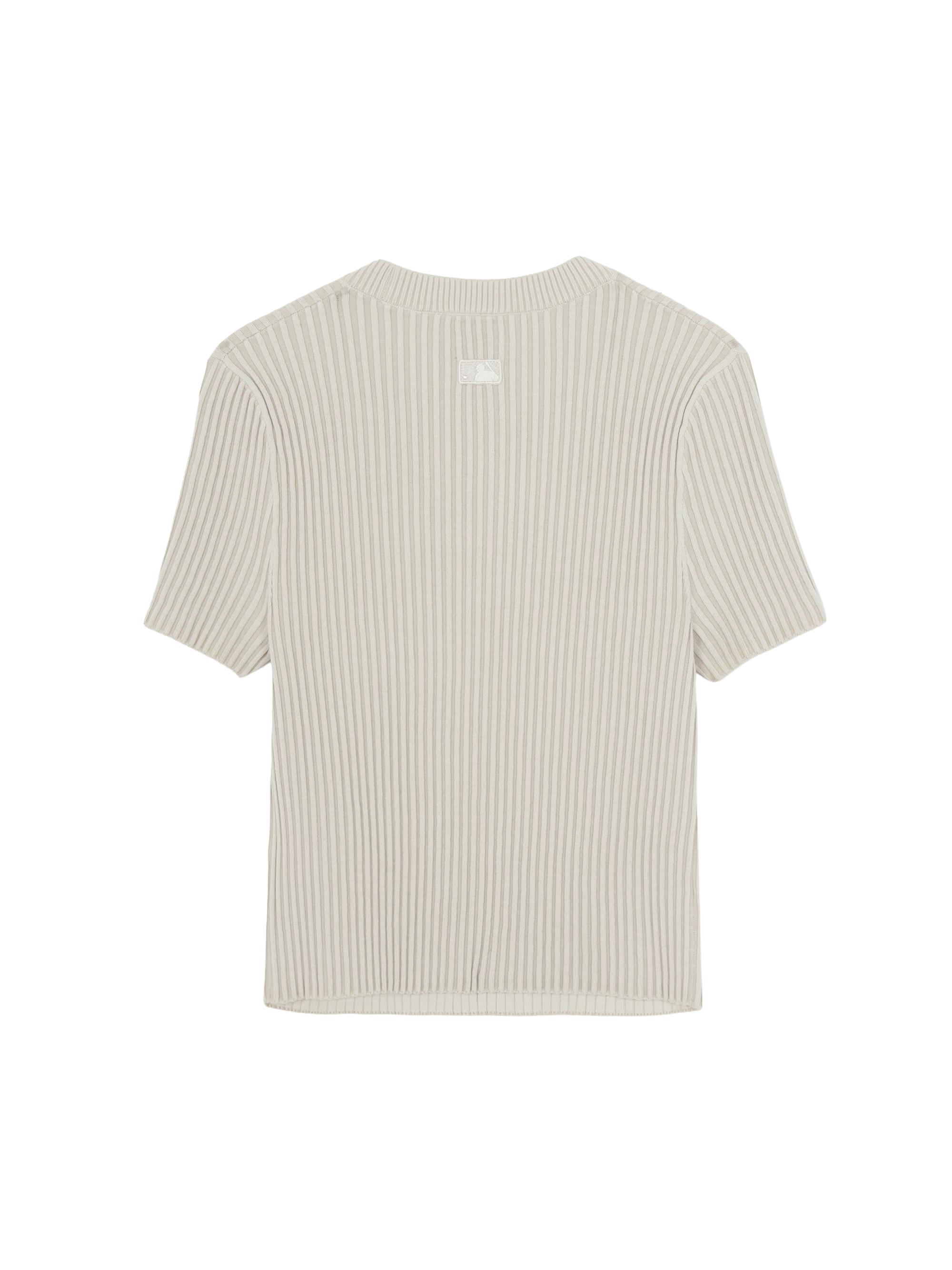Women's Basic Street Ribbed Short Sleeve Knit Pullover