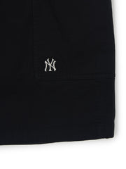 Washed Cotton Pin-Tuck Cargo Bermuda Shorts