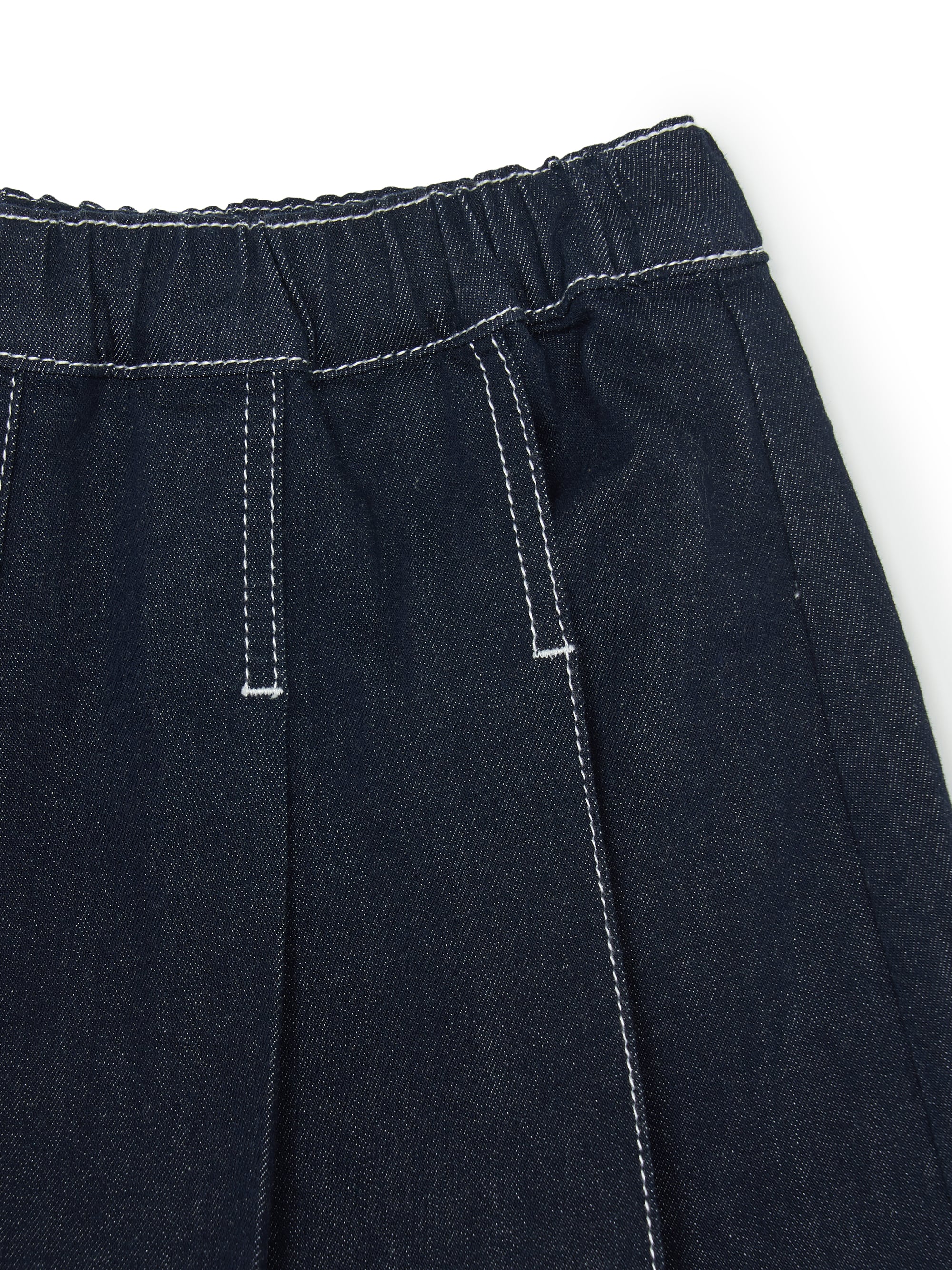 BASIC DENIM-LIKE SKIRT PANTS