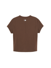 Women's Slim Crop Cap Sleeve T-shirt