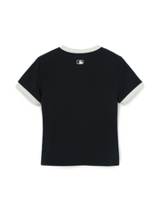Women's Basic Small Logo Ringer T-shirts