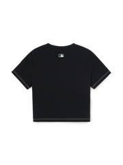 Women's Basic Small Logo Slim Crop Fit T-shirts