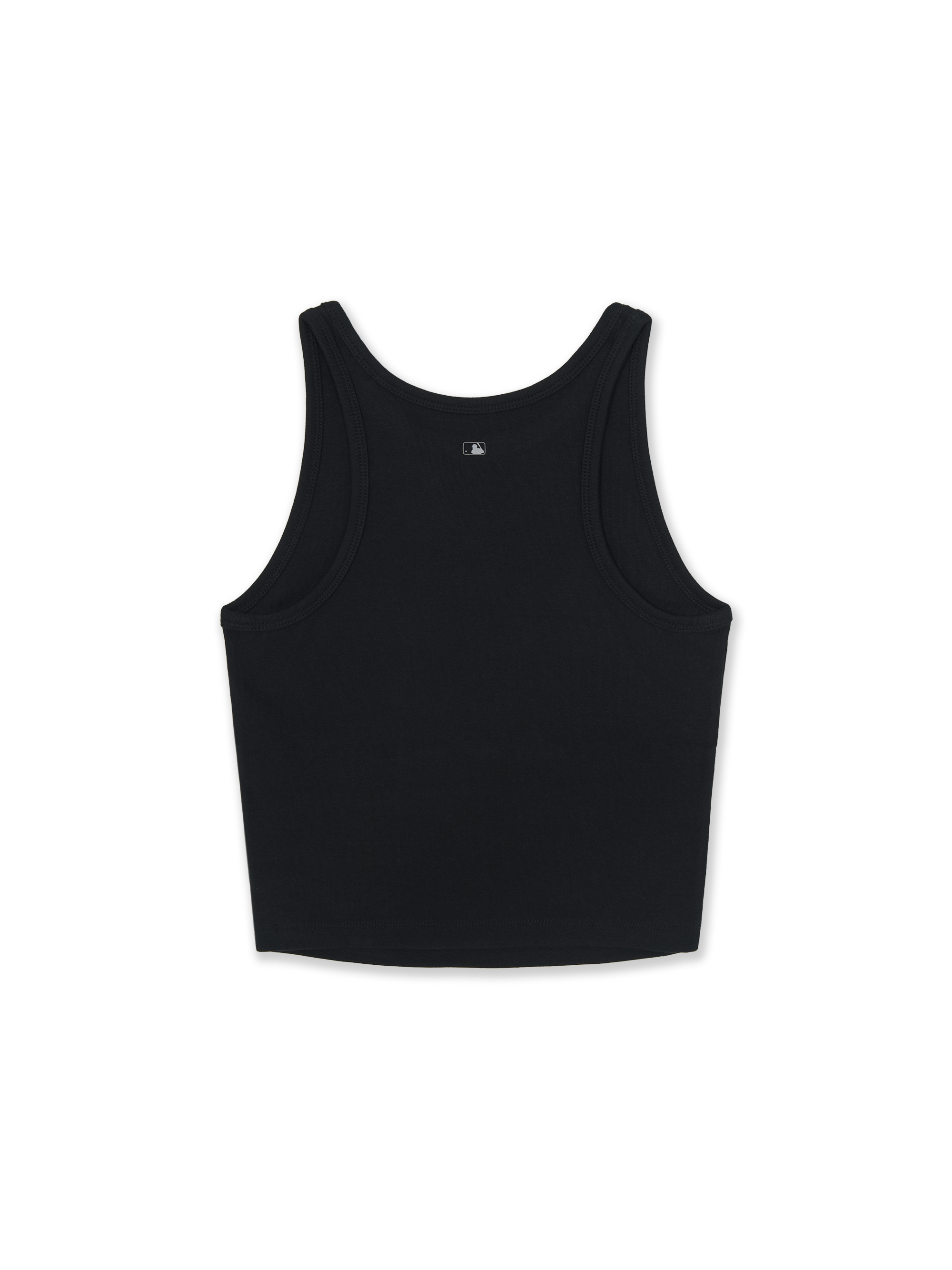 Women's Basic Small Logo Slim Crop Sleeveless T-shirts