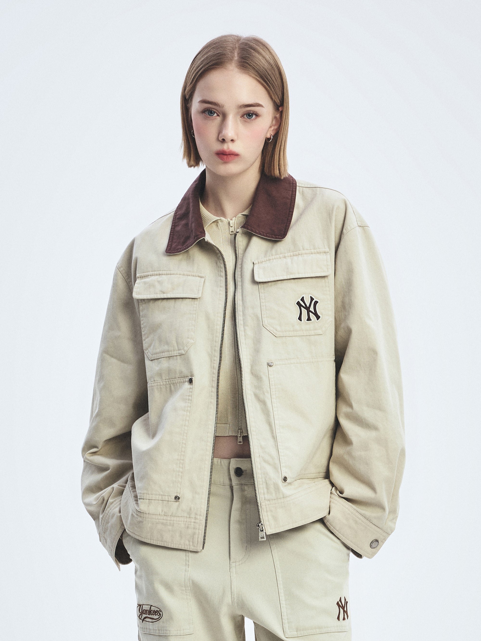 Basic Collar Work Jacket