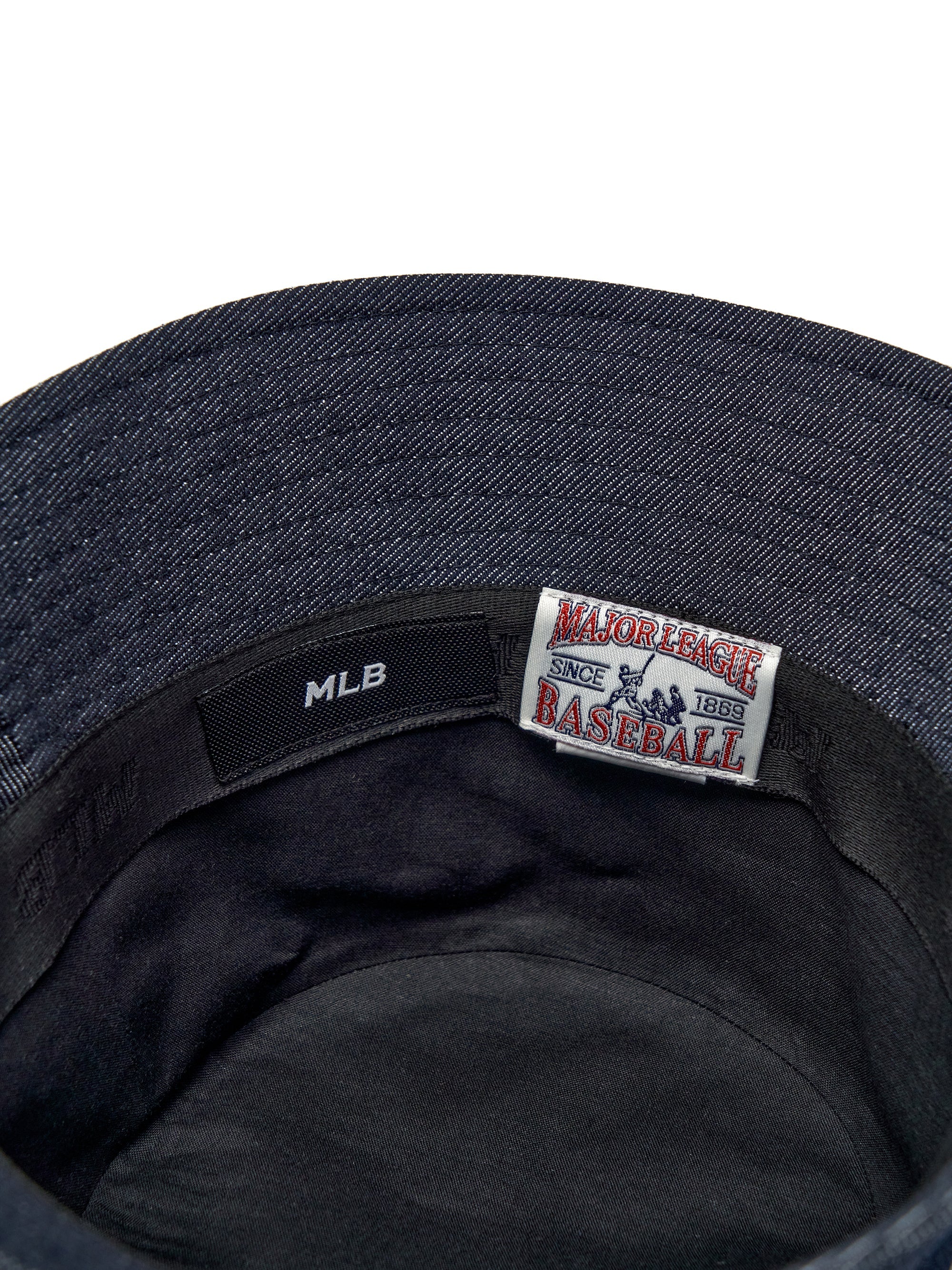 Vintage Denim Curve Logo Bucket Hat