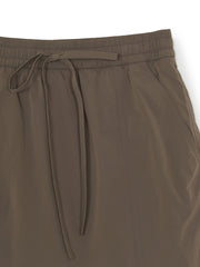 Women's Gorpcore Glossy Shirring Mini Skirt