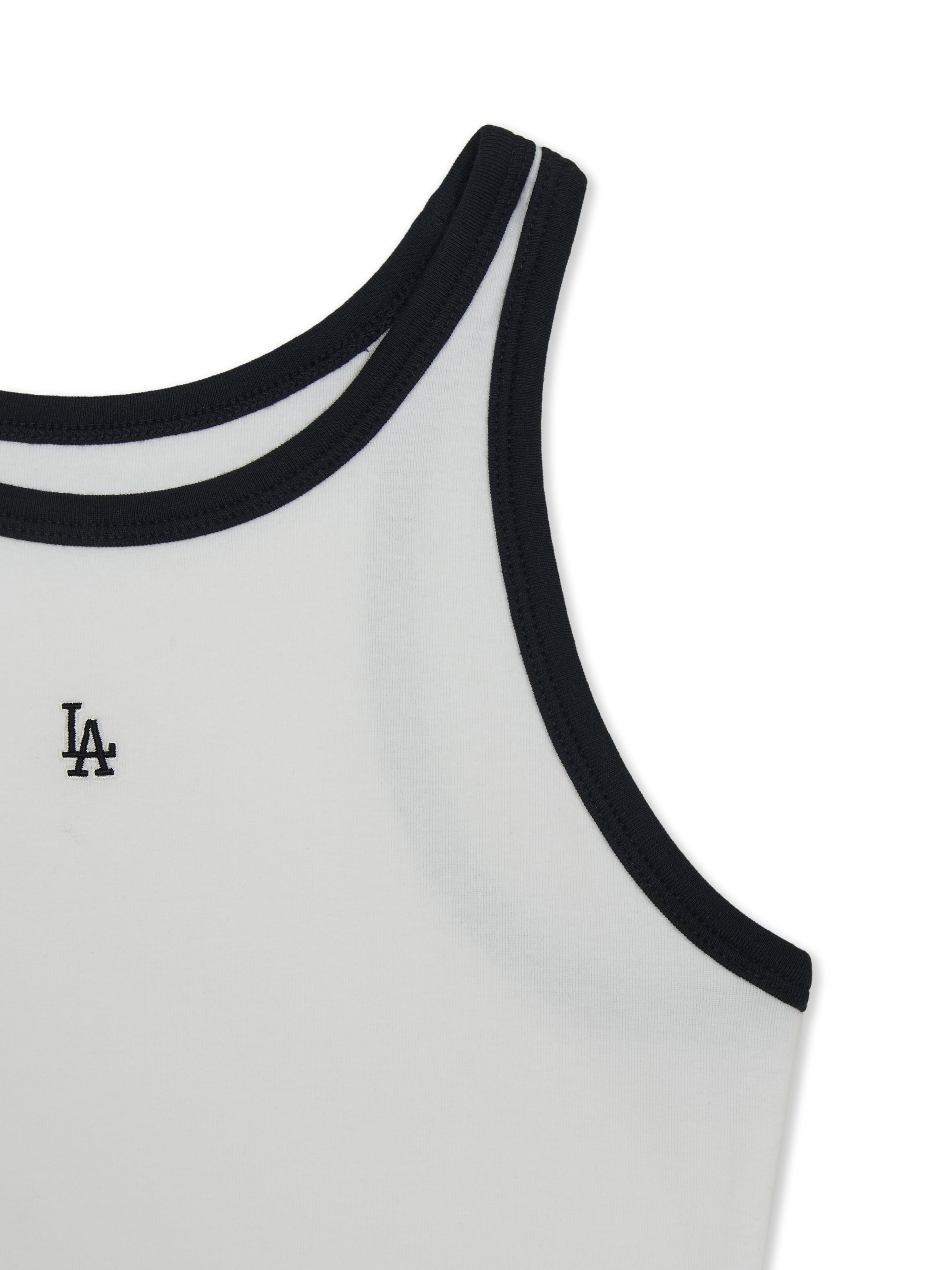Women's Basic Ringer Ribbed Sleeveless Ops