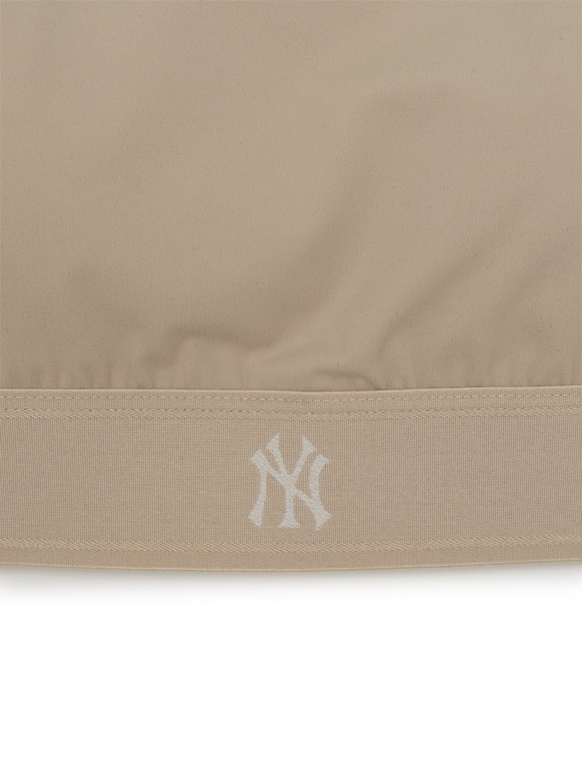 Women's Basic Band Logo Point Crop Top