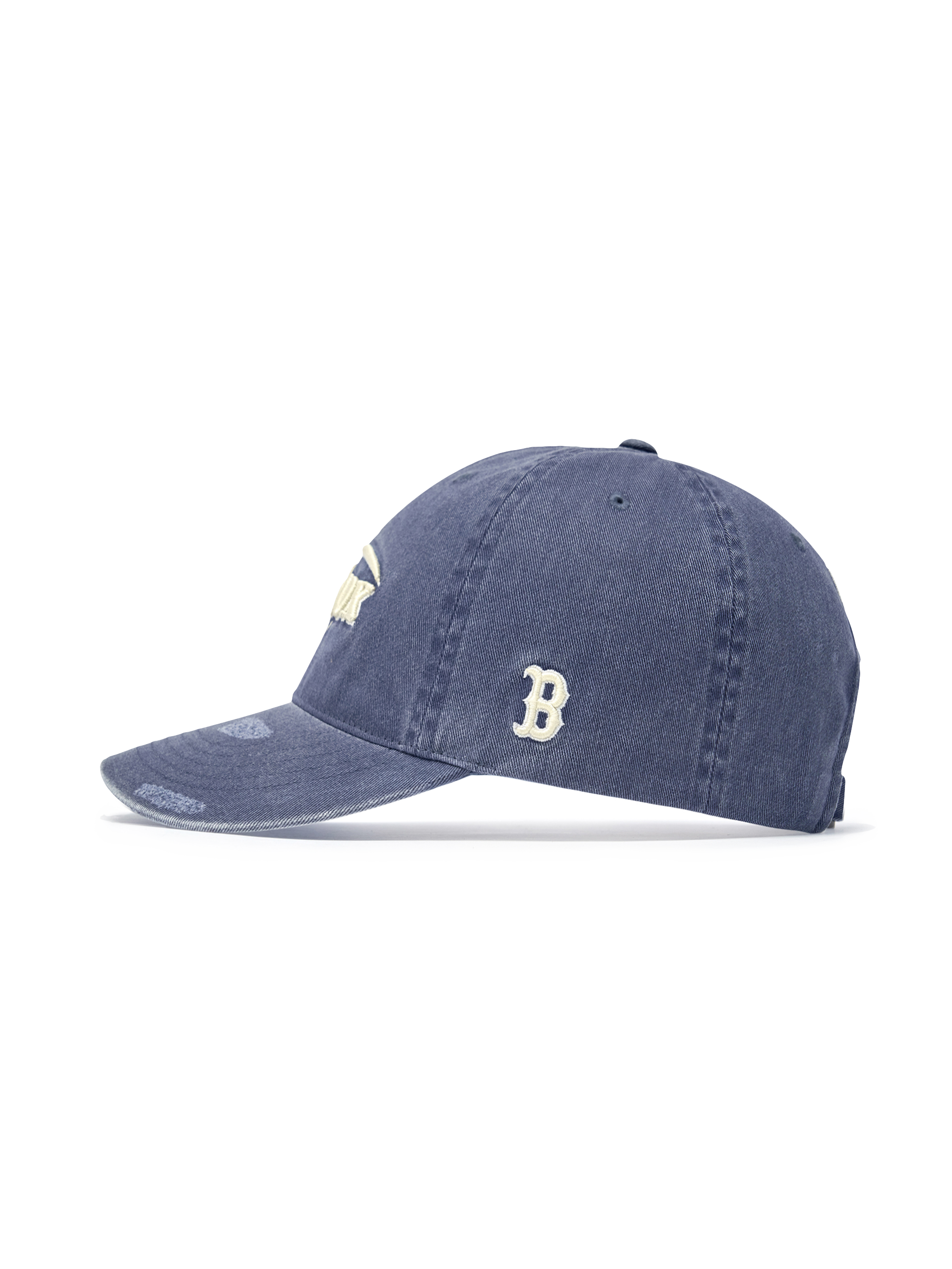 Vintage Damage Curve Logo Unstructured Ballcap