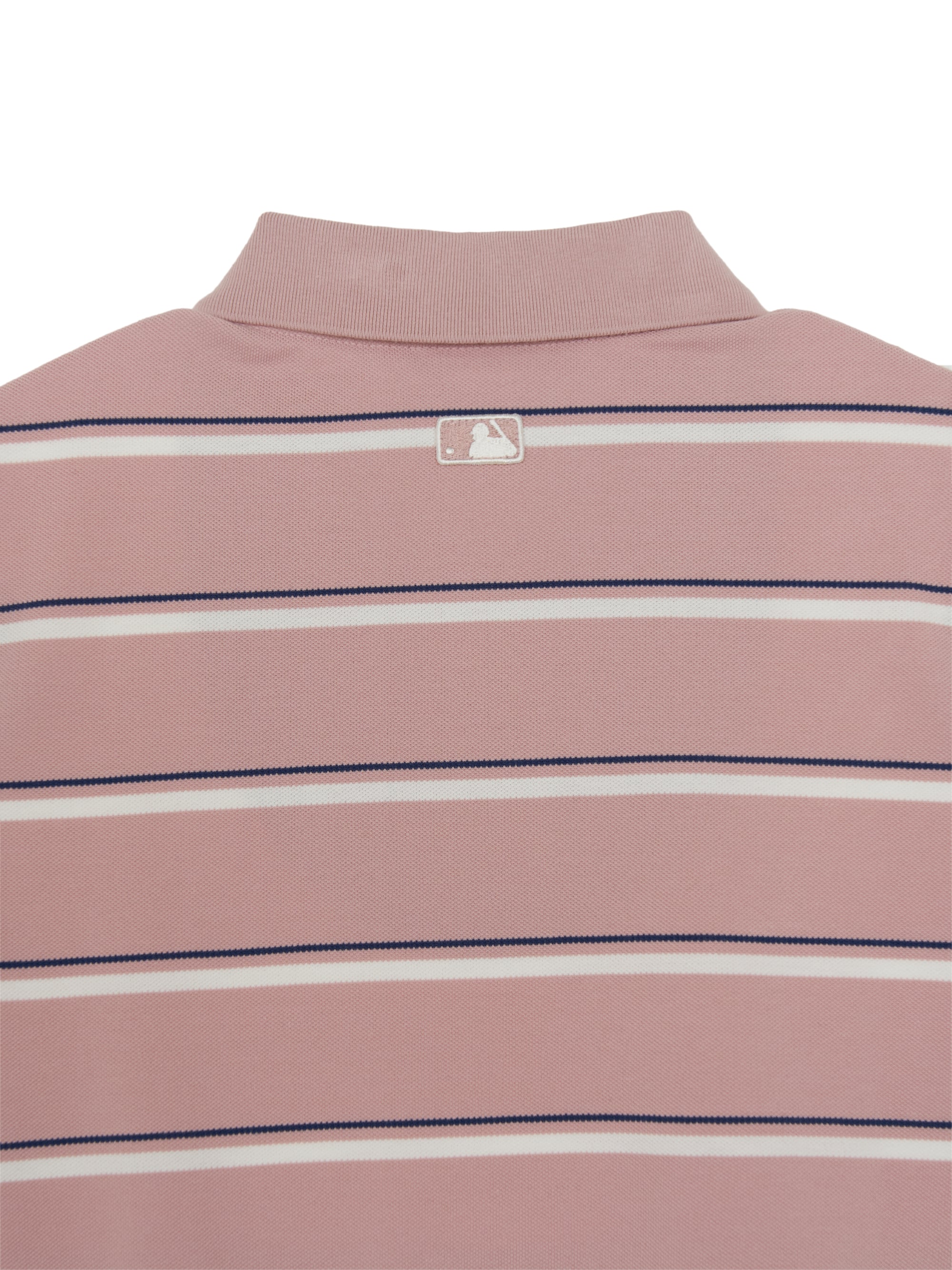 Women's Varsity Stripe Crop Polo T-Shirts