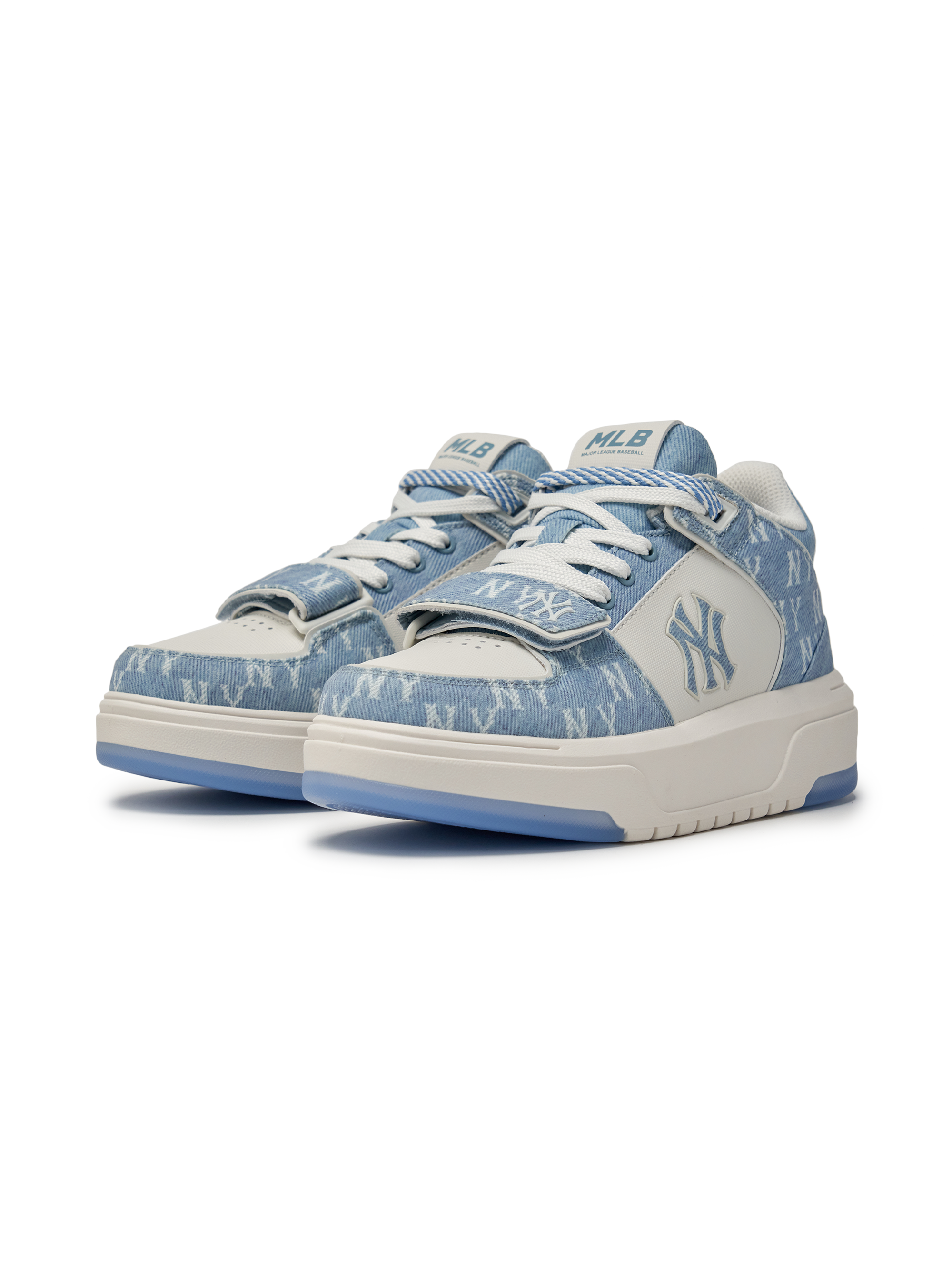 Chunky Liner Mid Denim Monogram Sl