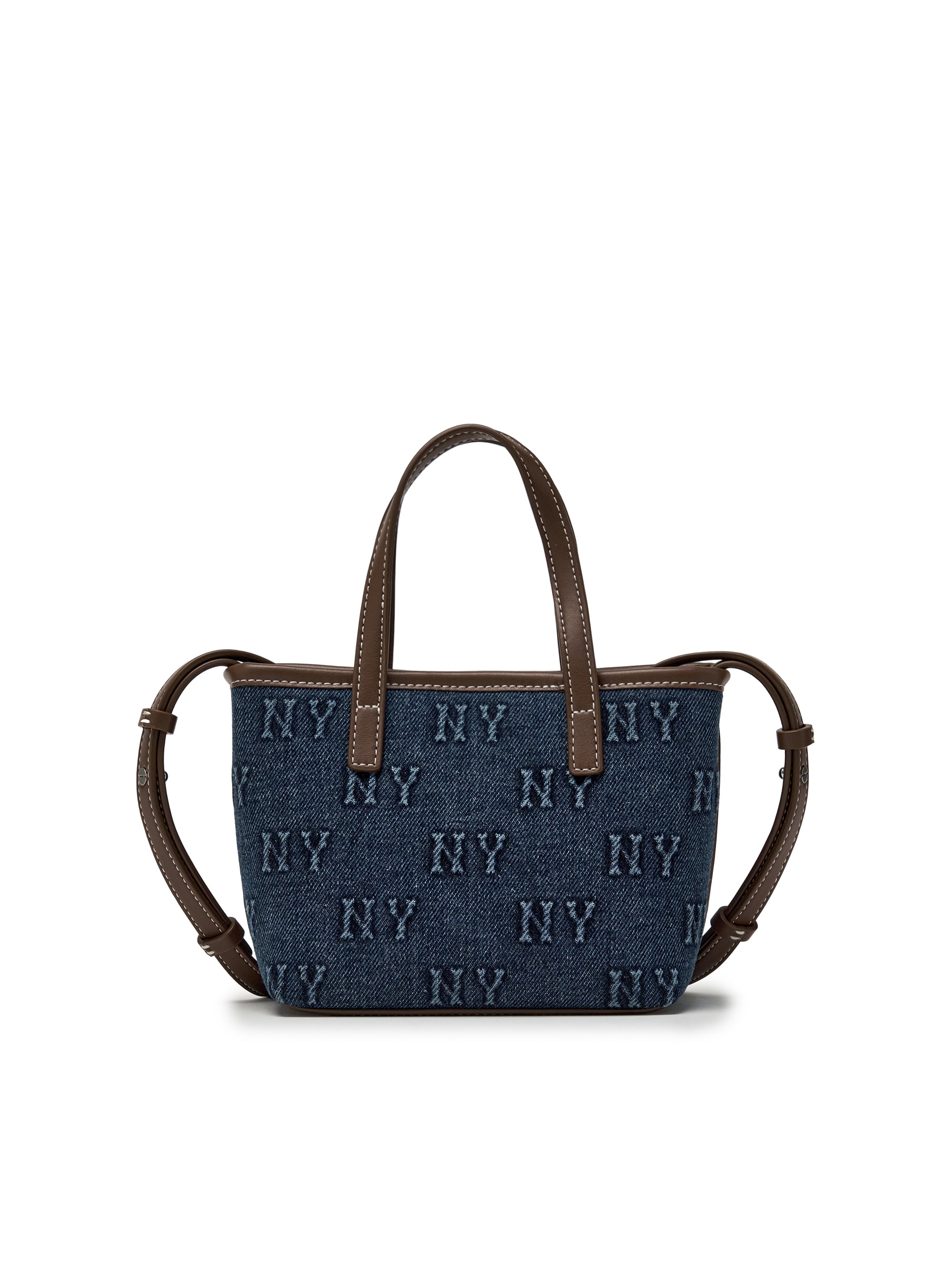 Classic Monogram Denim Embo Mini Cross Bag