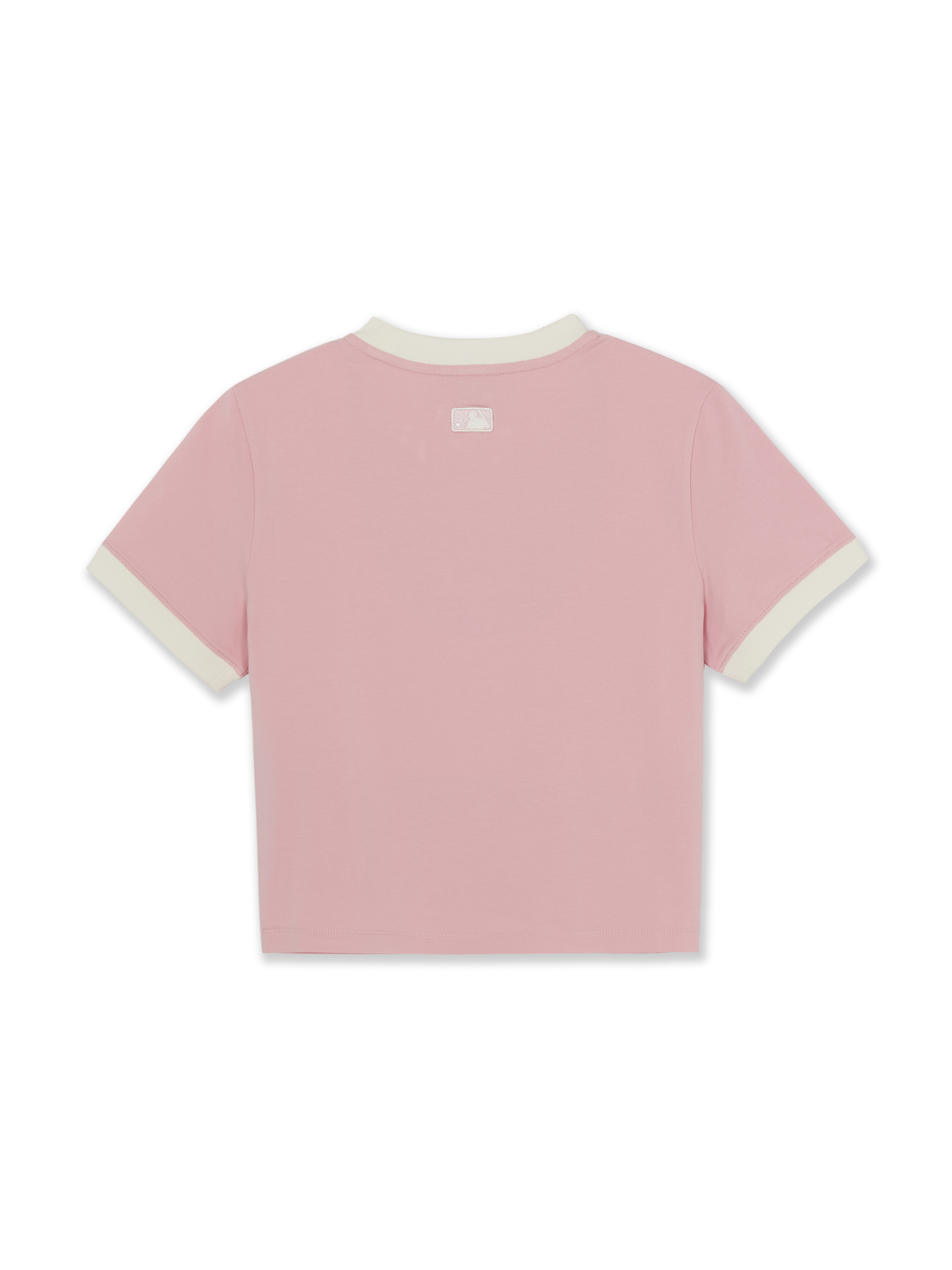 Women's Sportive Lettering Slim Crop Ringer T-shirts