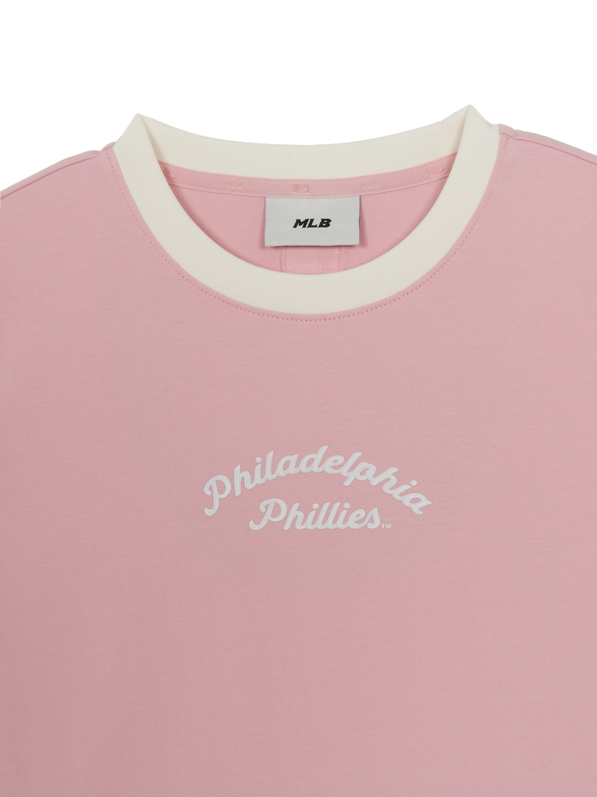 Women's Sportive Lettering Slim Crop Ringer T-shirts