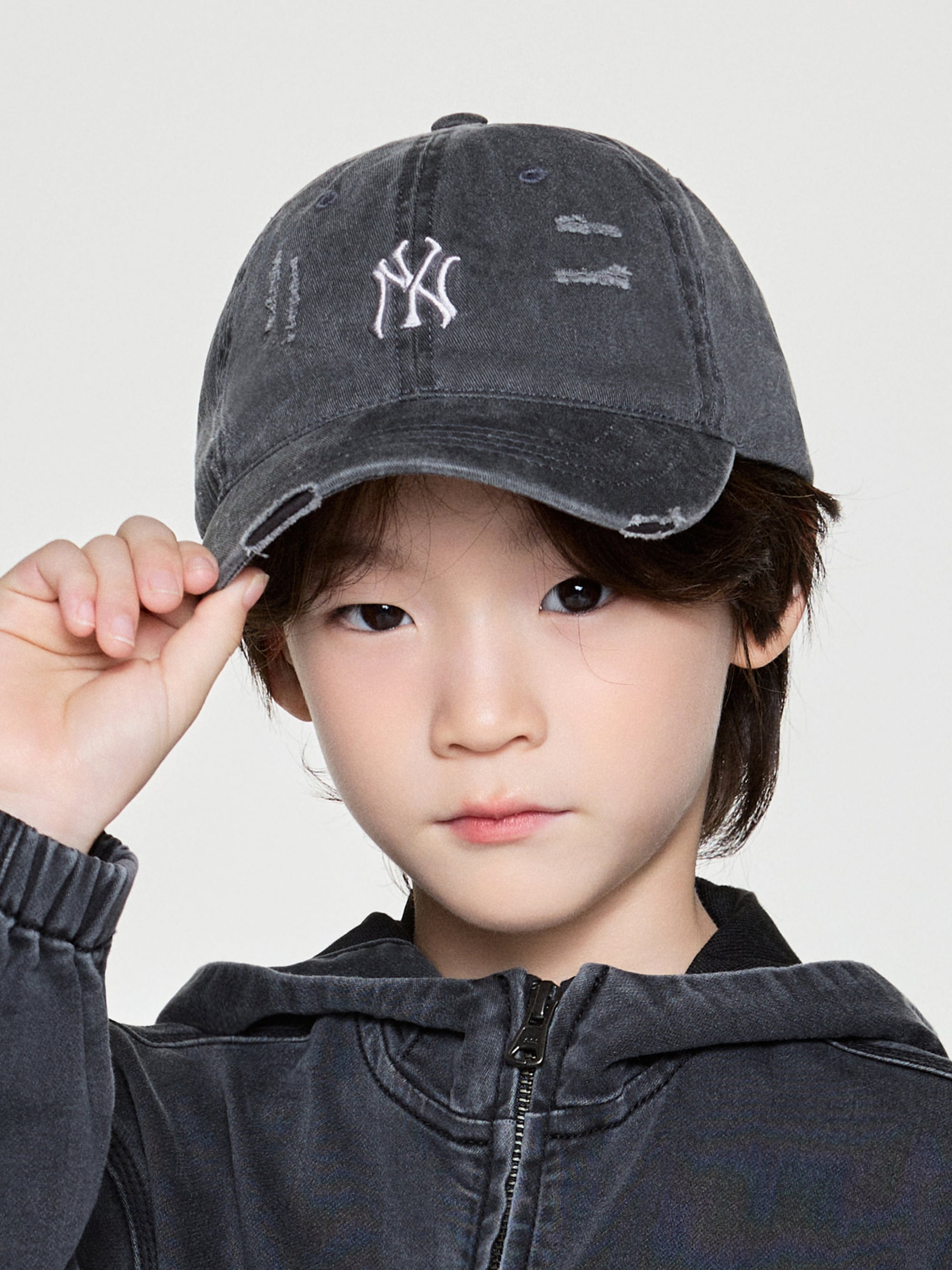 Pigment Damaged Washing Ballcap