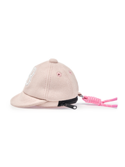 Basic Suede Ballcap Pouch Keyring