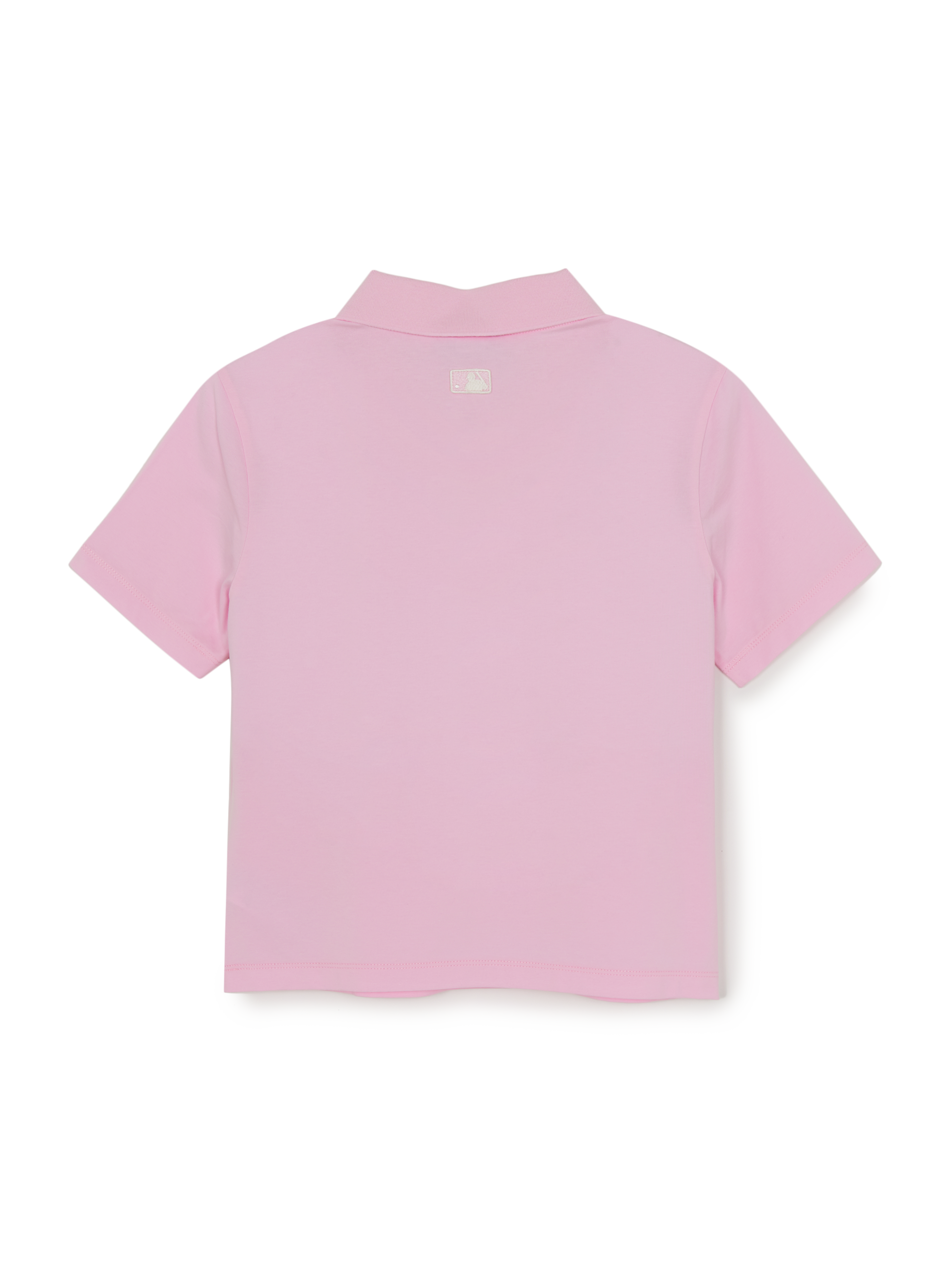 Women's Basic Slim Fit Crop Open Collar Polo T-Shirts