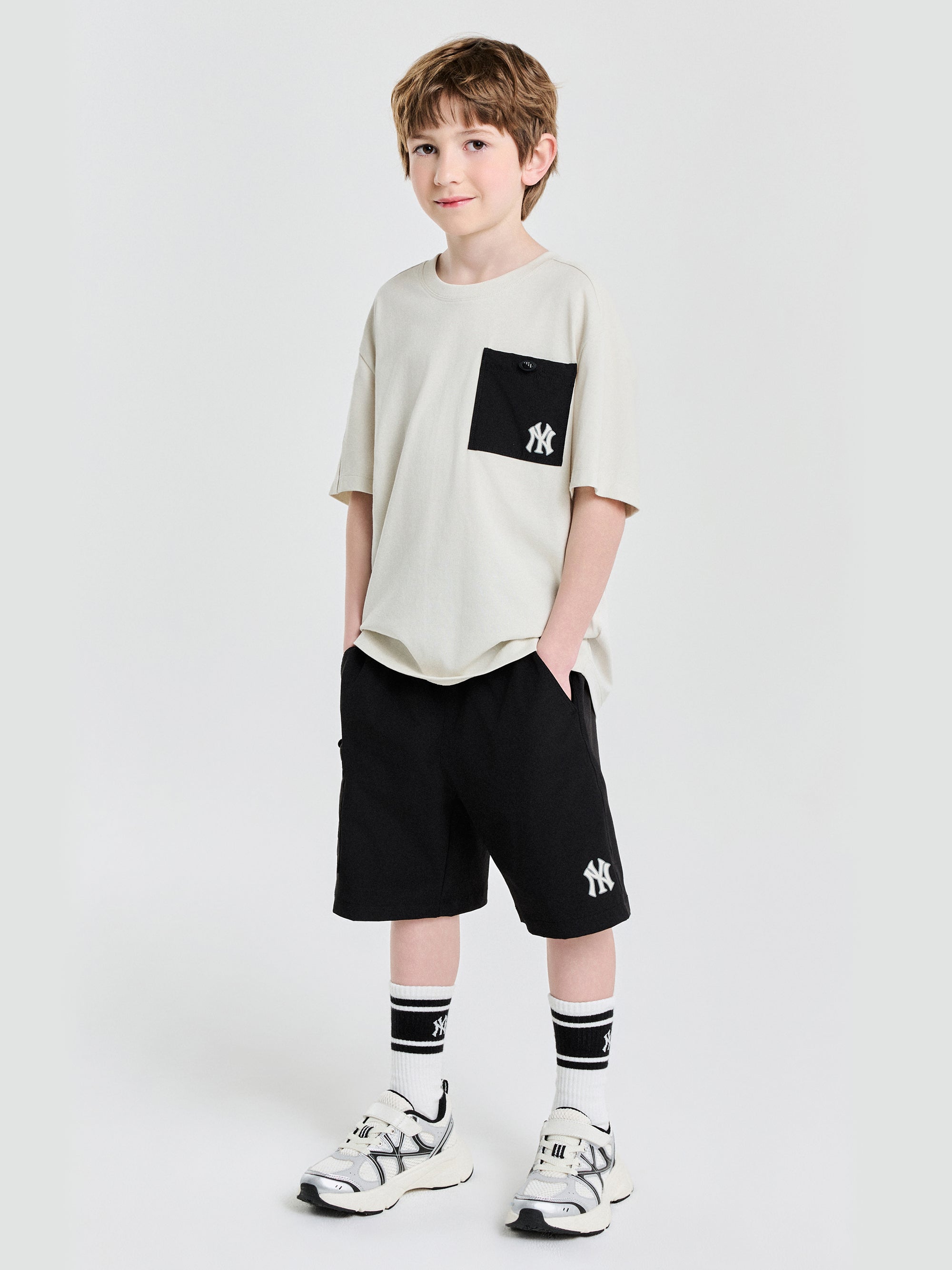 cool Field Basic Outdoor Mesh Pocket T-shirt Set