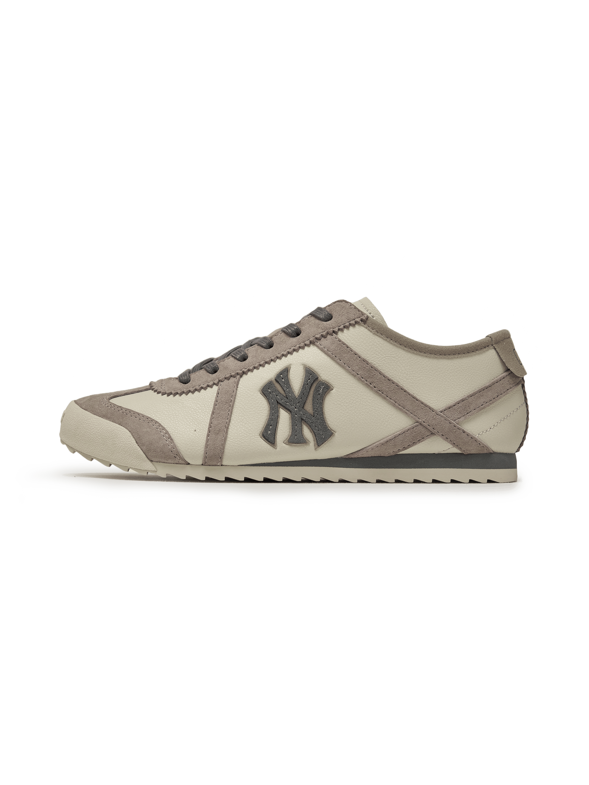 Low Profile Sneakers with MLB Signature Curved Line