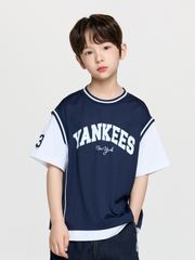 SPORTIVE VARSITY LAYERED T-SHIRT