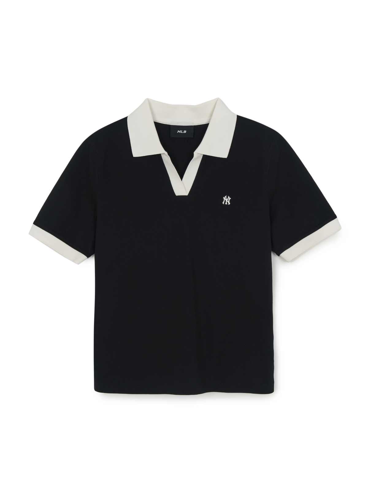 Women's Basic Open Collar Slim Fit Polo T-Shirts